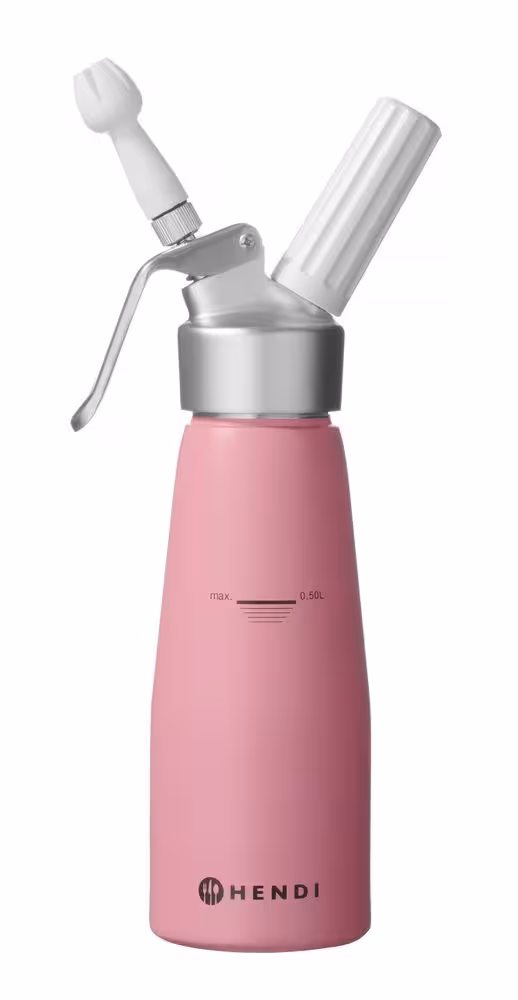 Siphon à chantilly , , 0, Rose pastel, ⌀80x(H)260mm - équipement professionnel de qualité